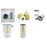 SAME TITAN 150 II Filter Service Kit Air Oil Fuel Filters w/1006.6 WTI  Eng.     150 CH SLH