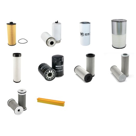 SAME IRON 160 HILINE DCR Filter Service Kit w/Deutz TCD2012L06 Eng.   YR  2009-