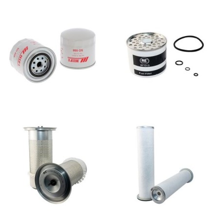 SAME EXPLORER 80 II TOP Filter Service Kit Air Oil Fuel Filters w/SLH 1000.4A1 Eng.   YR  2002- 80 CH