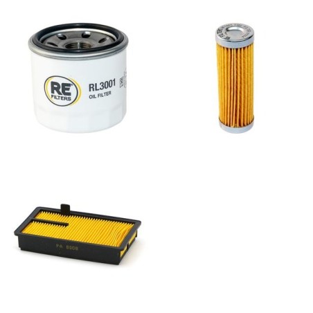 AIXAM 500 Filter Service Kit w/KUBOTA Z482 Eng.