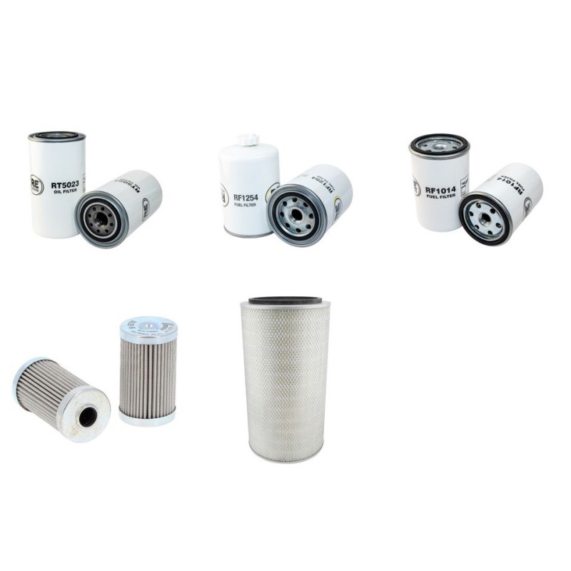 Filter Kit for Sany SY200 with Cummins 6BTA5.9 engine 