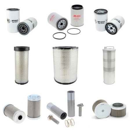 Filter Kit for Sany SY200C with Cummins 6BTA5.9C engine 