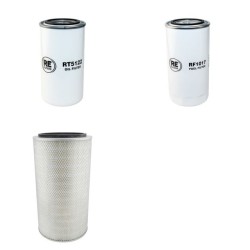 Filter Kit for Sany SY200C-8 with Cummins BT6 engine Year 2008-