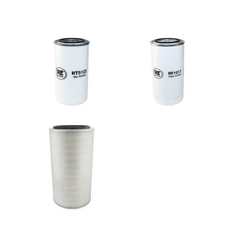 Filter Kit for Sany SY200C-8 with Cummins BT6 engine Year 2008-