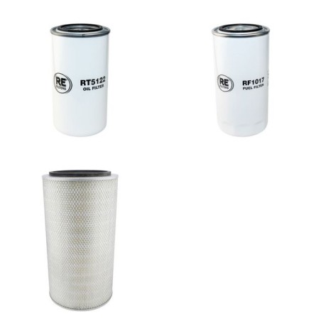 Filter Kit for Sany SY200C-8 with Cummins BT6 engine Year 2008-