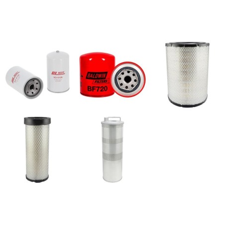 Filter Kit for Sany SY205C-8 with Mitsubishi 6D34Tl-20 engine 