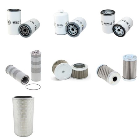 Filter Kit for Sany SY210 with Cummins 6BTA5.9 engine 