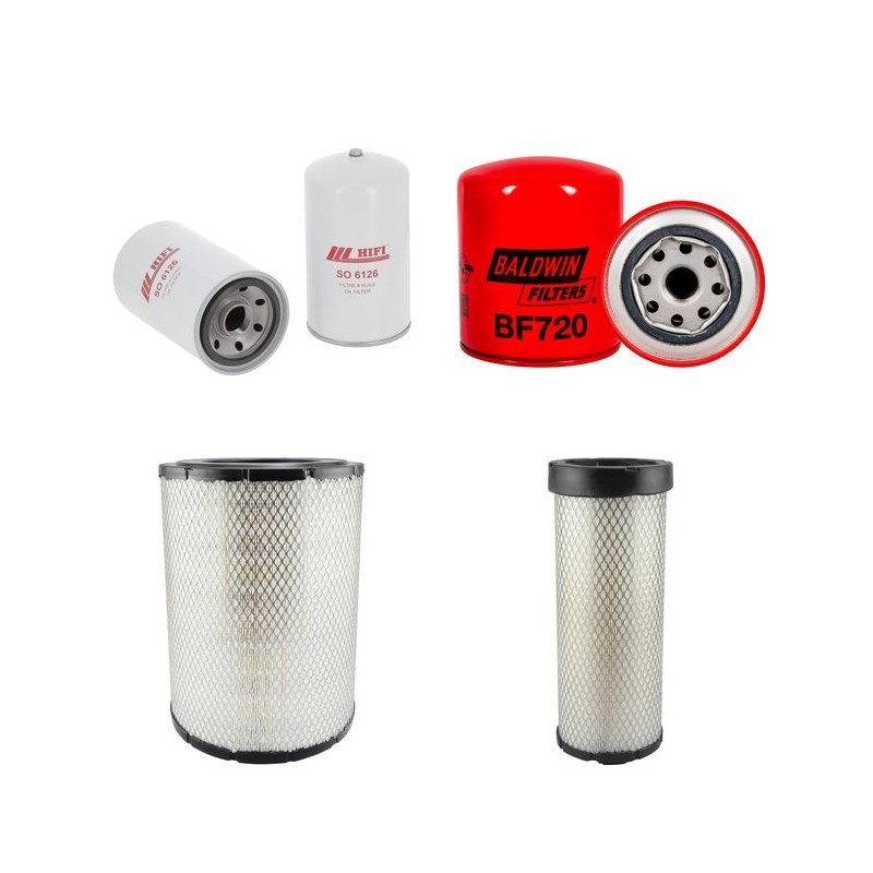 Filter Kit for Sany SY215C-8 Air Oil Fuel Filters with Mitsubishi 6D34-TL engine 