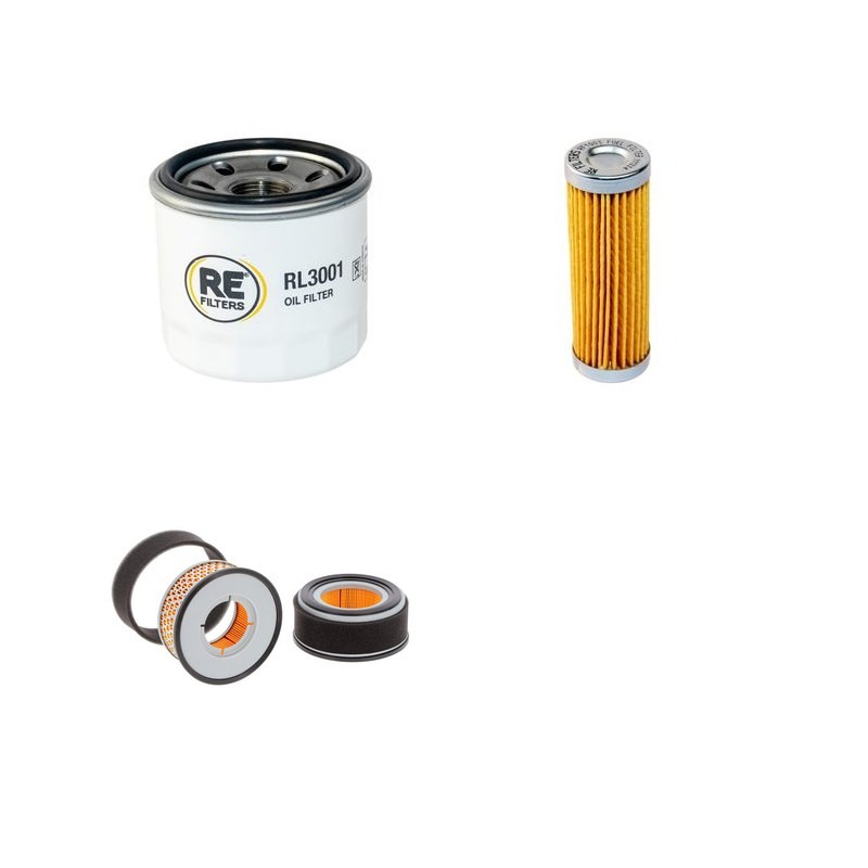 AIXAM A 540 TWIN Filter Service Kit w/KUBOTA Z482 Eng.
