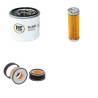 AIXAM A 540 TWIN Filter Service Kit w/KUBOTA Z482 Eng.