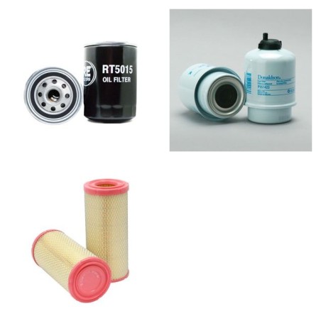 SAUERBURGER FXS 751 AS Filter Service Kit Air Oil Fuel Filters w/JOHN DEERE  Eng.