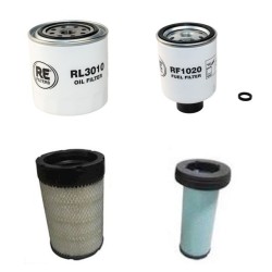 BOBCAT T 650 TIER 4 Filter Service Kit Air Oil Fuel Filters w/Kubota V3307-DI-TE3 Eng.   YR  2011-