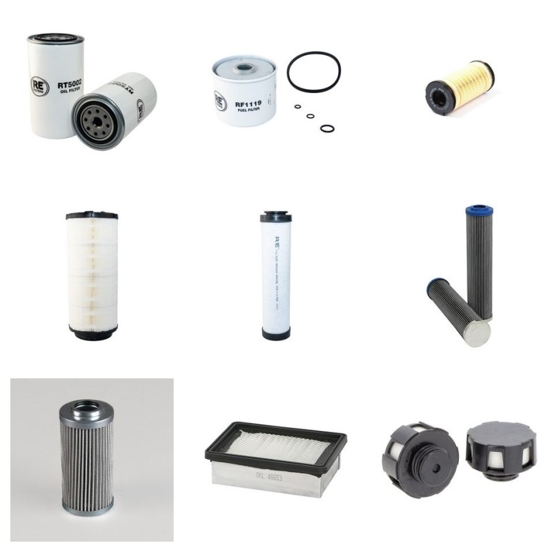 Filter Kit for Bobcat TL360 with Perkins 1104D-44TA Engine Year 2011-
