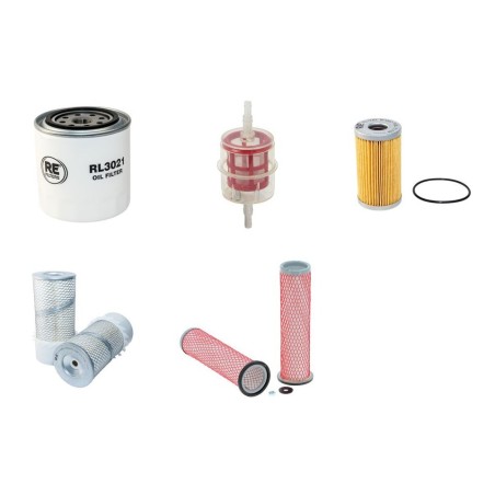 SCHAFFER 548 Filter Service Kit Air Oil Fuel Filters w/Kubota  Eng.