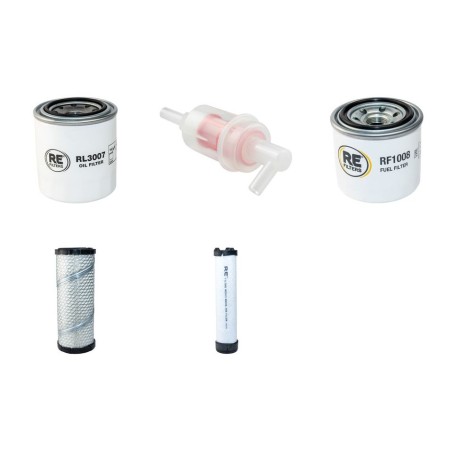 SCHAFFER 2030 Filter Service Kit Air Oil Fuel Filters w/Kubota D1305 Eng.