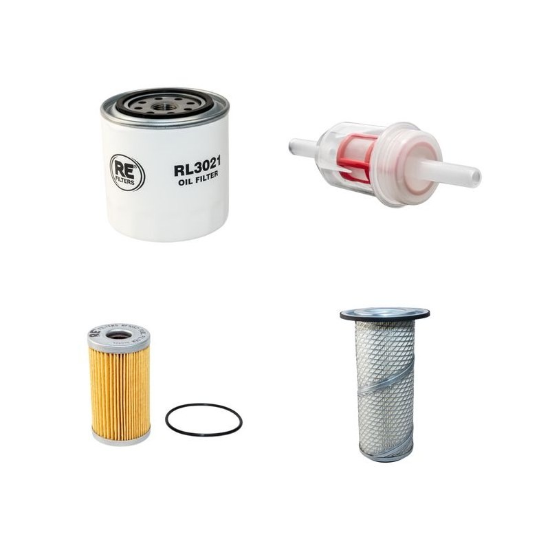 SCHAFFER 3036 Filter Service Kit Air Oil Fuel Filters w/Kubota D1703E Eng.