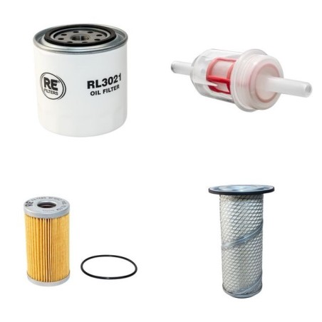 SCHAFFER 3036 Filter Service Kit Air Oil Fuel Filters w/Kubota D1703E Eng.