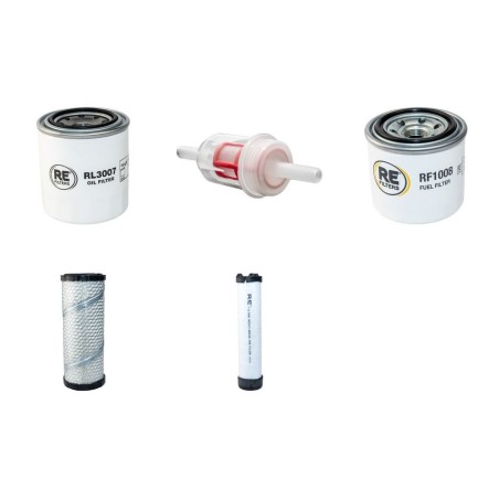 SCHAFFER 3046 Filter Service Kit Air Oil Fuel Filters w/Kubota V1505T Eng.   YR  2009-
