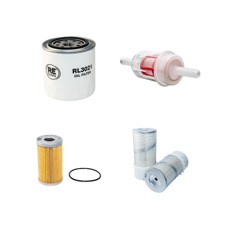 SCHAFFER 3050 Filter Service Kit Air Oil Fuel Filters w/Kubota V2203/2003TE Eng.