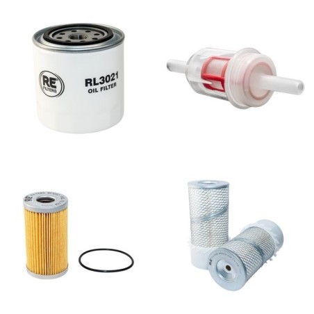 SCHAFFER 3050 Filter Service Kit Air Oil Fuel Filters w/Kubota V2203/2003TE Eng.