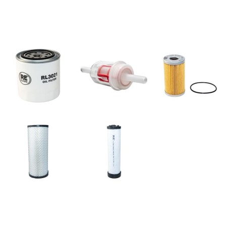 SCHAFFER 460 T Filter Service Kit Air Oil Fuel Filters w/Kubota V2003M-T Eng.
