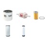 SCHAFFER 460 T Filter Service Kit Air Oil Fuel Filters w/Kubota V2003M-T Eng.