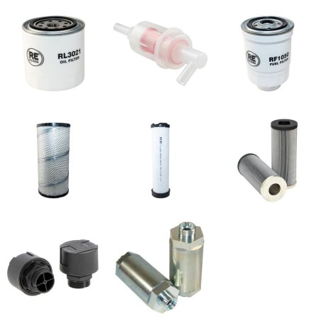 SCHAFFER 6370 T Filter Service Kit w/Kubota V3600 Eng.
