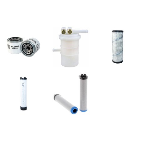 SCHAEFF HR 307 Filter Service Kit w/Mitsubishi S4L2 Eng. 2005-