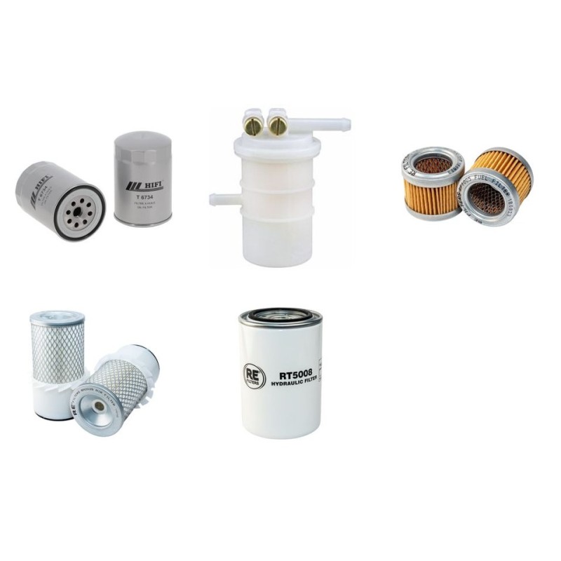 SCHAEFF HR 4 Filter Service Kit w/Mitsubishi K3E32607 Eng.