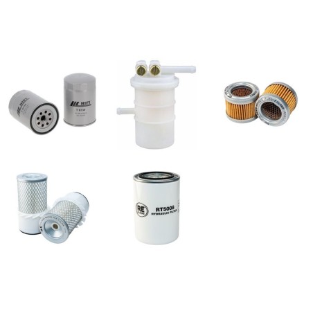 SCHAEFF HR 4 Filter Service Kit w/Mitsubishi K3E32607 Eng.