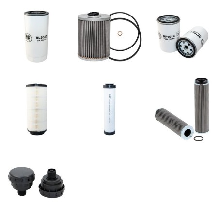 SCHAEFF HR 42 Filter Service Kit w/Deutz Bf4M2012 Eng.