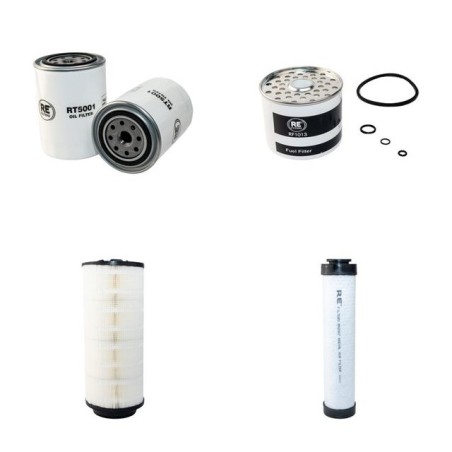 SCHAEFF SKL 861 B Filter Service Kit Air Oil Fuel Filters w/Perkins 1004.4T Eng.