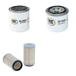 BOKI 2051RC Filter Service Kit Air Oil Fuel Filters w/KUBOTA