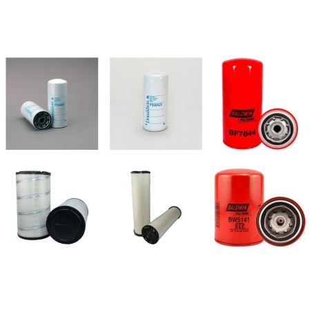 SDMO GS 400 K Filter Service Kit w/VOLVO TAD1242 Eng.