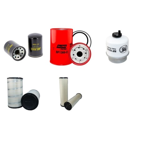 SDMO J 165 K Filter Service Kit w/John Deere Cd6068B072223 Eng.