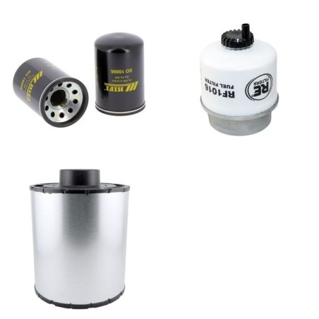 SDMO J 66 K Filter Service Kit w/JOHN DEERE 4045TF120 Eng.