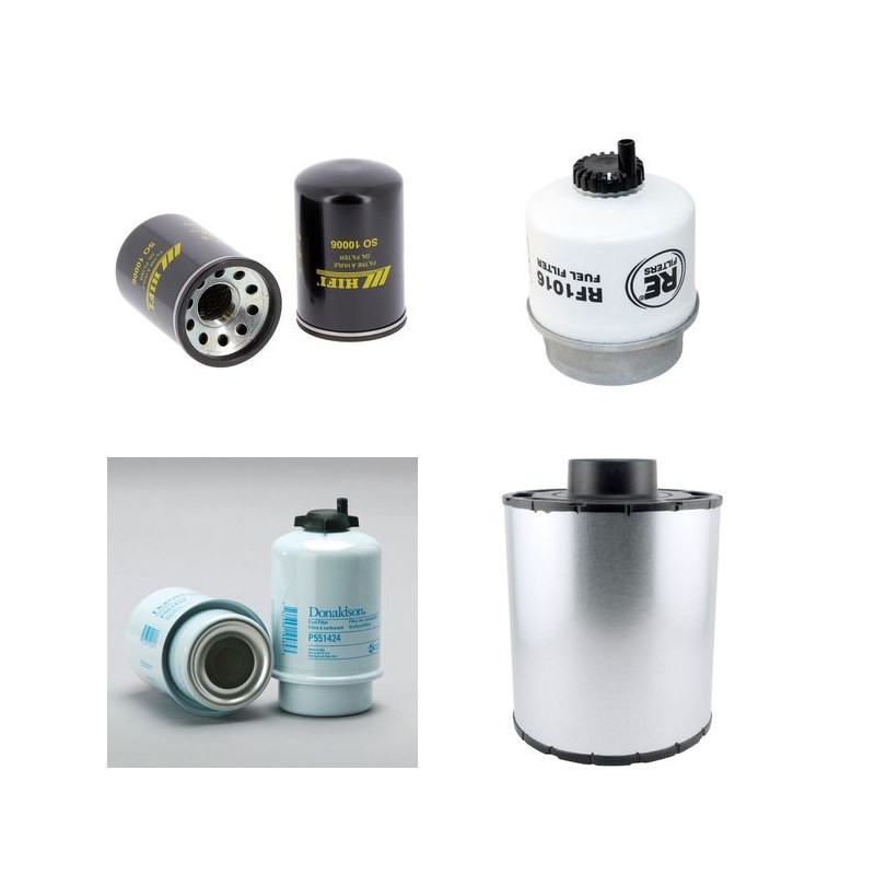 SDMO JS 110 Filter Service Kit w/JOHN DEERE 4045HF157 Eng.