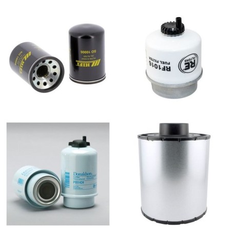 SDMO JS 110 Filter Service Kit w/JOHN DEERE 4045HF157 Eng.