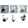 SDMO R 110 C 3 Filter Service Kit w/JOHN DEERE 4045HFS87A Eng.   YR  06.2014-