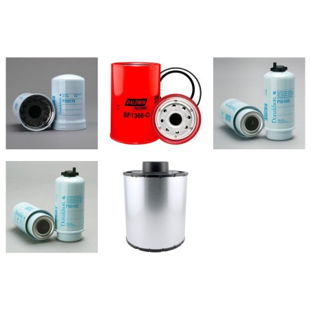 SDMO R 110 K Filter Service Kit w/JOHN DEERE 4045HFS73 Eng.   YR  2007-