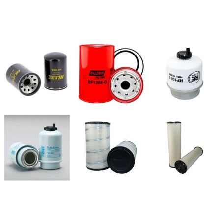 SDMO R 200 K Filter Service Kit w/John Deere 6068Hf120 Eng.