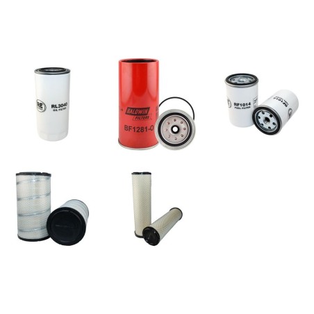 SDMO R 220 Filter Service Kit w/Volvo Tad703Ge Eng. 2012-