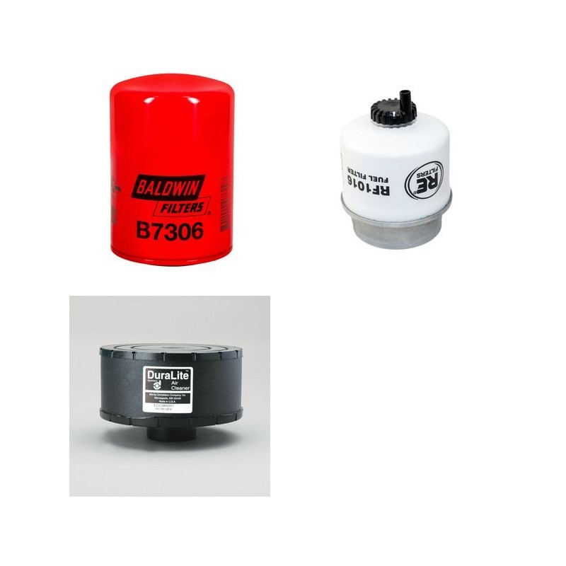 SDMO R 44 K Filter Service Kit w/JOHN DEERE 3029TF120 Eng.