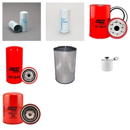 SDMO R 450 C 2 Filter Service Kit w/VOLVO TAD1242GE Eng.   YR  2007-