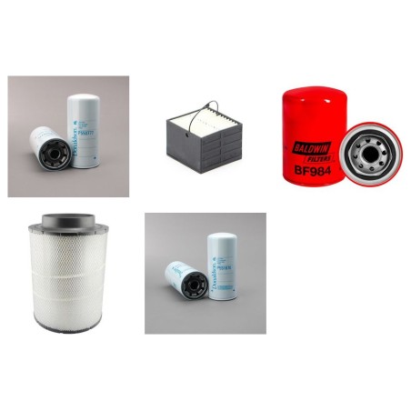 SDMO T 1400 Filter Service Kit w/MITSUBISHI S12RP1A Eng.   YR  2007-