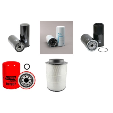 SDMO T 1650 Filter Service Kit w/MITSUBISHI S12R-F1TAW2 Eng.