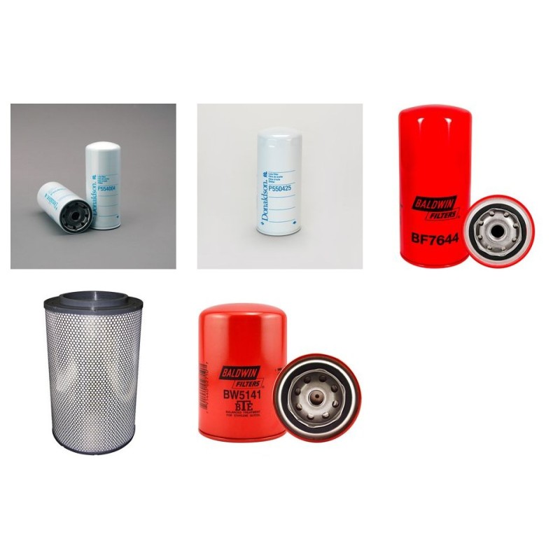 SDMO V 440 K Filter Service Kit w/VOLVO TAD1242 Eng.