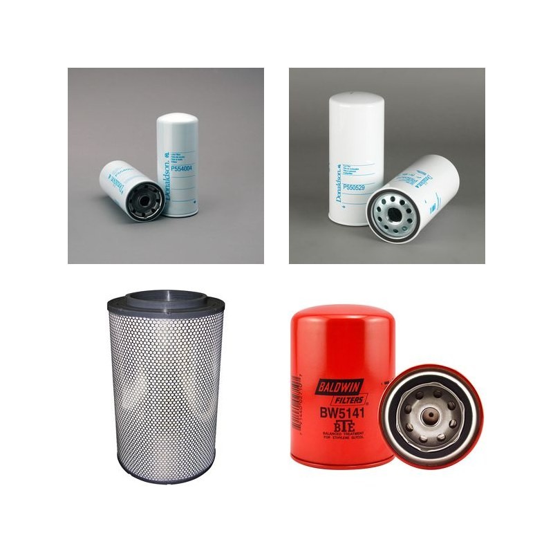 SDMO V 550 K ATLANTIC Filter Service Kit w/Volvo Tad1641Ge Eng.