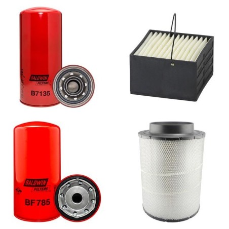 SDMO XS 2000 Filter Service Kit w/MTU 16V40004-60 Eng.