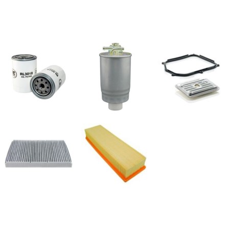 SEAT TOLEDO I 1.9 TURBO DIESEL Filter Service Kit w/AAZ  Eng.   YR  05.91-09.96 75 CH